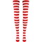 Red and White Socks - Over The Knee Striped Costume Accessories Red and White Stockings for Men, Women and Kids